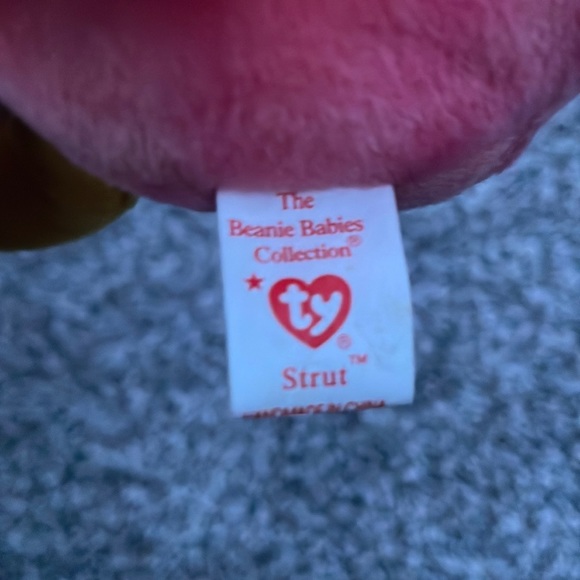 Strut the Rooster 1996 Beanie Baby Mint Condition - Picture 3 of 6